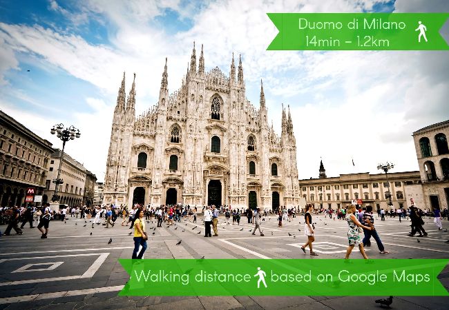 Appartamento a Milano - S. Marco - Luminoso bilocale con balcone in Brera  Appartamento a Milano - S. Marco - Luminoso bilocale con balcone in Brera