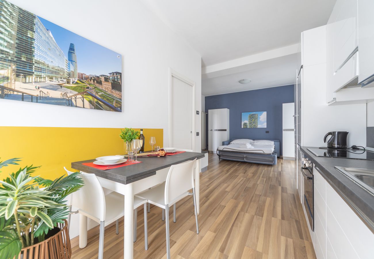 Studio a Milano - Palazzo Candiani. Monolocale superior con terrazza