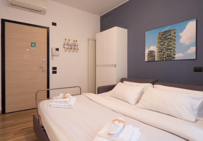 Studio in Milano - Candiani Building - Bright & Modern Studio with Balcony  Studio in Milano - Candiani Building - Bright & Modern Studio with Balcony