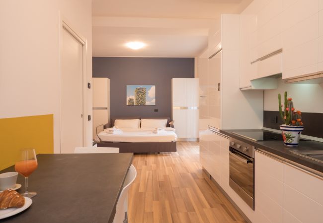 Studio in Milano - Candiani Building - Bright & Modern Studio with Balcony  Studio in Milano - Candiani Building - Bright & Modern Studio with Balcony