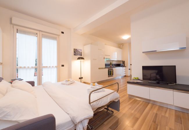 Studio in Milano - Candiani Building - Bright & Modern Studio with Balcony  Studio in Milano - Candiani Building - Bright & Modern Studio with Balcony