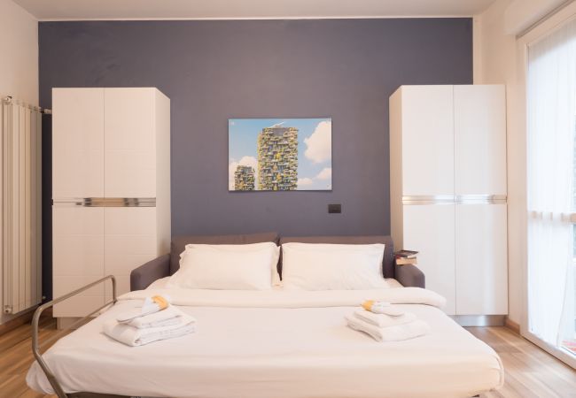 Studio in Milano - Candiani Building - Bright & Modern Studio with Balcony  Studio in Milano - Candiani Building - Bright & Modern Studio with Balcony