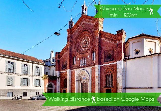 Apartment in Milano - S. Marco - Bright & Central 1BDR with Balcony in Brera  Apartment in Milano - S. Marco - Bright & Central 1BDR with Balcony in Brera