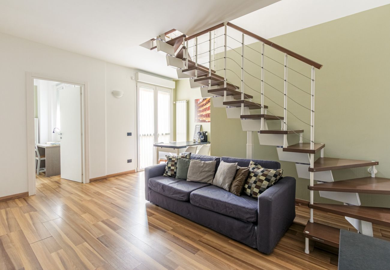 Apartment in Milan - Candiani Building - Elegant 2-level Apartment with 3 bedrooms