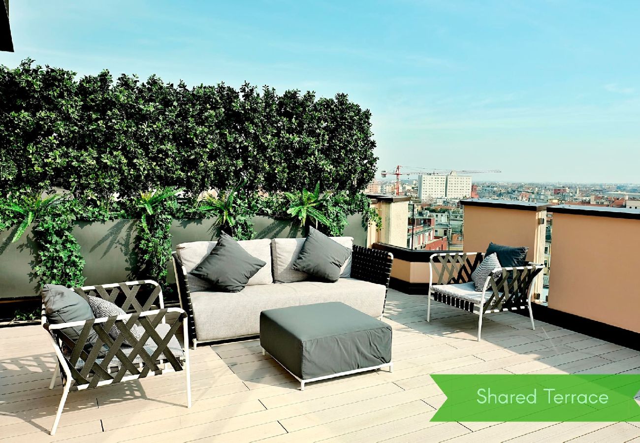Apartment in Milan - S. Babila Central Tower w/rooftop terrace in San Babila 