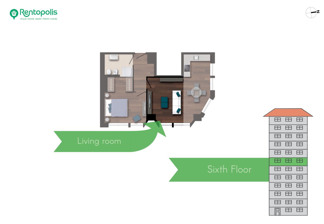 Apartment in Milan - S. Babila Central Tower w/rooftop terrace in San Babila 