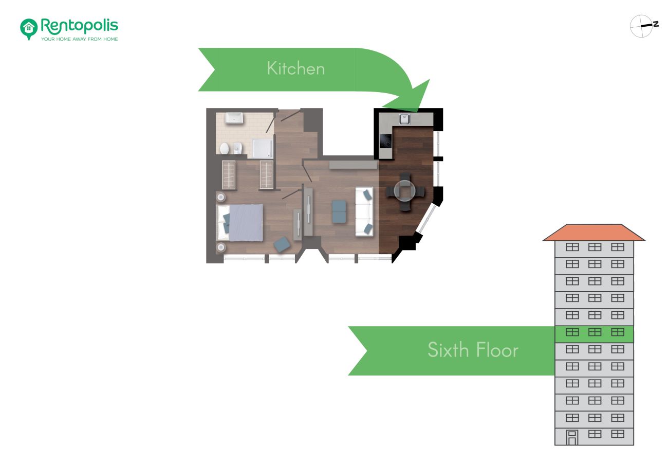 Apartment in Milan - S. Babila Central Tower w/rooftop terrace in San Babila 