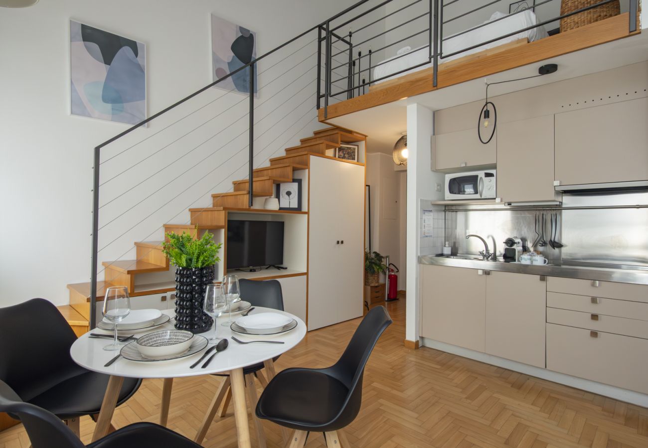 Apartment in Milan - Vicolo Fiori - Modern split-level loft in the heart of Brera 