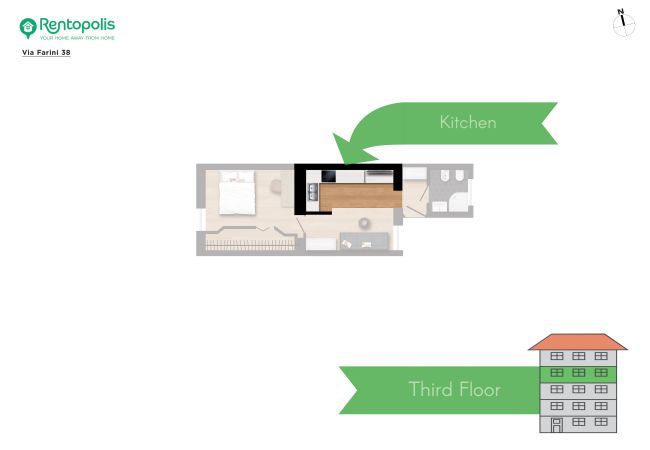 Apartment in Milano - Farini - Charming one-bedroom apartment in Isola area Apartment in Milano - Farini - Charming one-bedroom apartment in Isola area