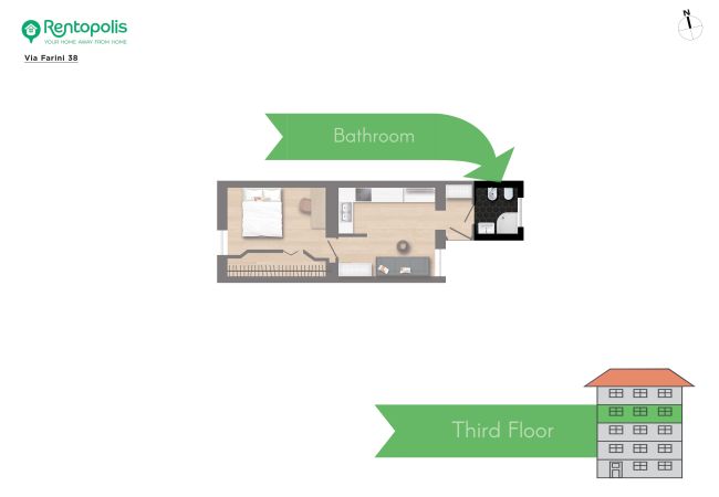 Apartment in Milano - Farini - Charming one-bedroom apartment in Isola area Apartment in Milano - Farini - Charming one-bedroom apartment in Isola area