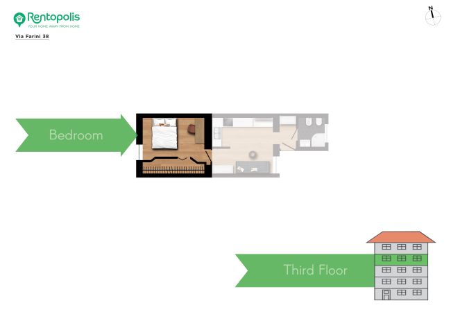 Apartment in Milano - Farini - Charming one-bedroom apartment in Isola area Apartment in Milano - Farini - Charming one-bedroom apartment in Isola area