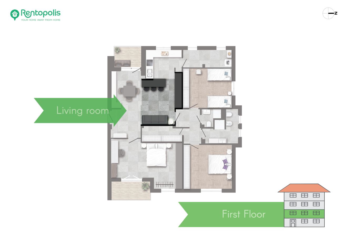 Apartment in Milan - Lotto - Super modern Penthouse in Fiera Milano City Area