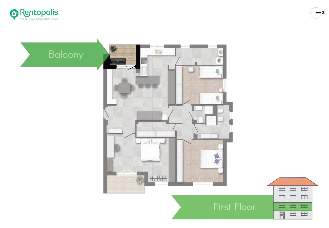 Apartment in Milan - Lotto - Super modern Penthouse in Fiera Milano City Area