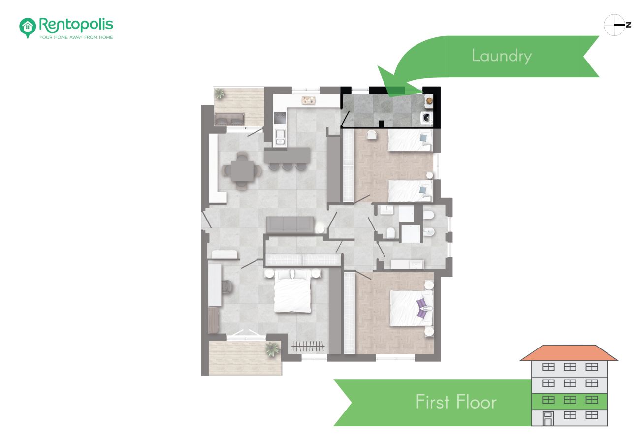 Apartment in Milan - Lotto - Super modern Penthouse in Fiera Milano City Area