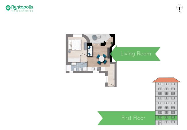 Apartment in Milano - Porta Vittoria A - Moder 1BDR with terrace, Duomo area Apartment in Milano - Porta Vittoria A - Moder 1BDR with terrace, Duomo area