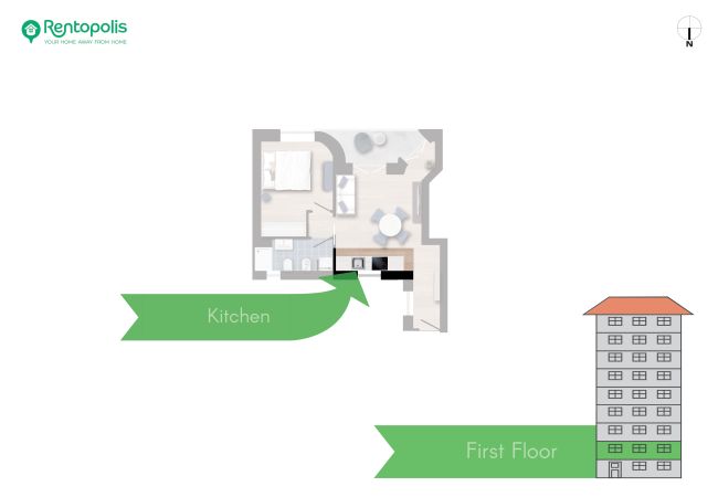 Apartment in Milano - Porta Vittoria A - Moder 1BDR with terrace, Duomo area Apartment in Milano - Porta Vittoria A - Moder 1BDR with terrace, Duomo area