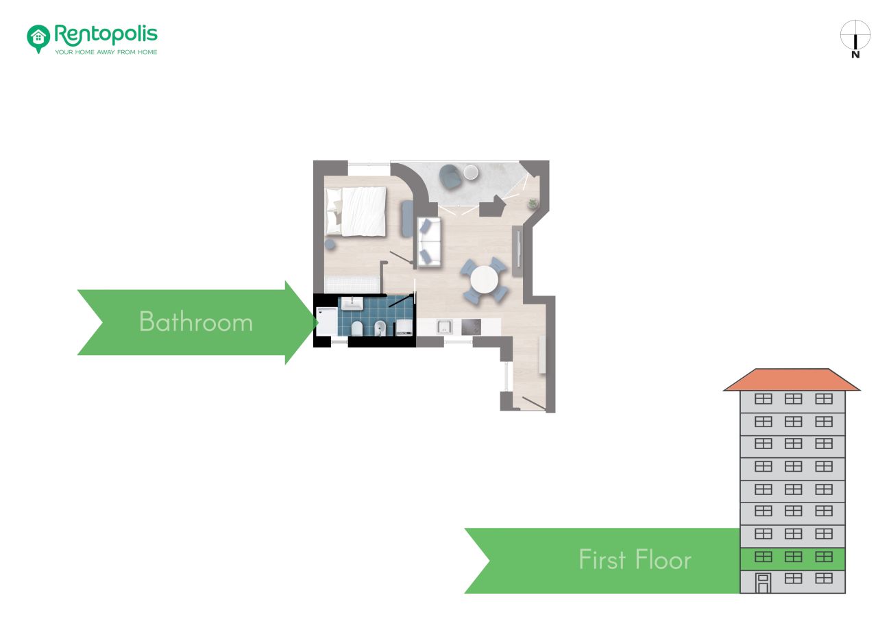 Apartment in Milan - Porta Vittoria A - Moder 1BDR with terrace, Duomo area