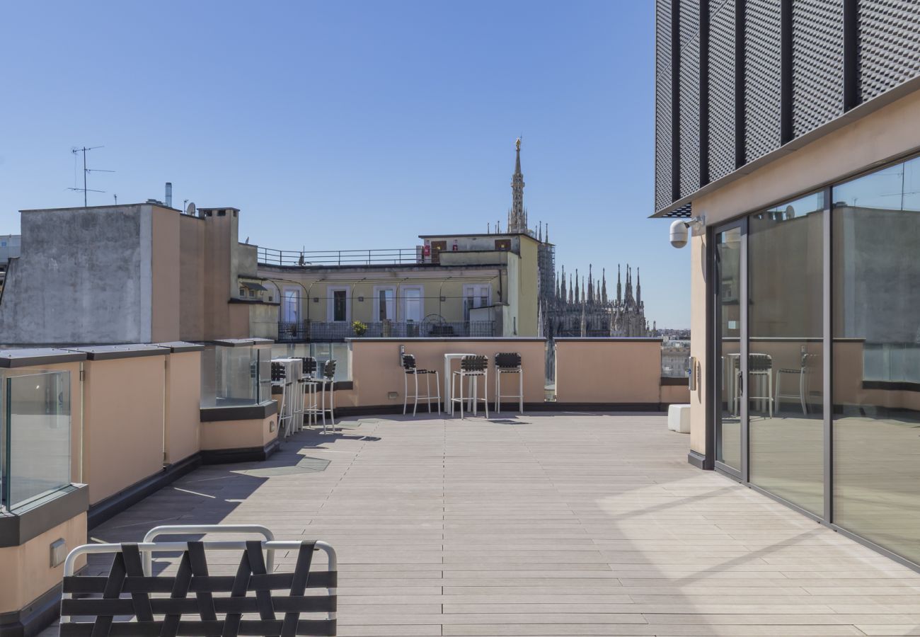 Apartment in Milan - Central Tower S. Babila - Elegant 2BDR with rooftop terrace